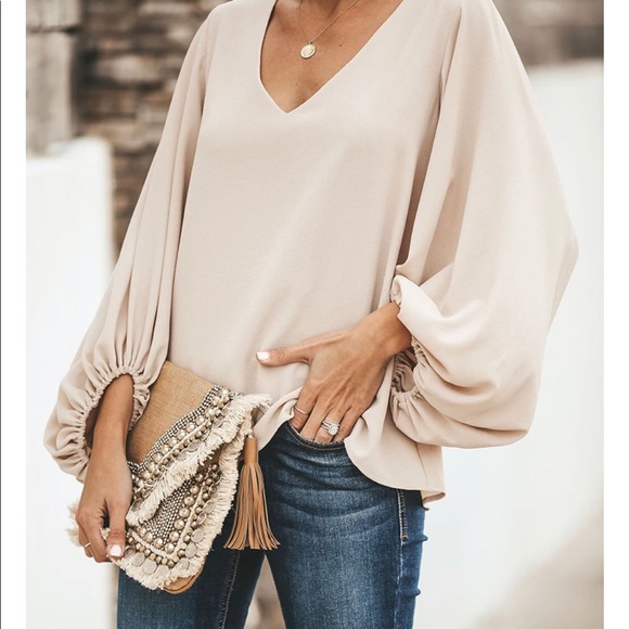 VICI FATE Leopard Print Sheer Balloon Sleeve Blouse Size Small NWT - Picture 16 of 16